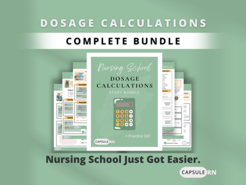 Dosage Calculations Complete Bundle