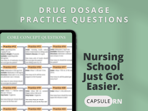 Drug Dosage Practice Questions