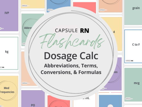 Dosage Calc Flashcards
